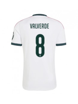 Moški Nogometna dresi replika Real Madrid Federico Valverde #8 Domači 2026-27 Kratek rokav Moški Nogometna dresi replika Real Madrid Federico Valverde #8 Domači 2026-27 Kratek rokav